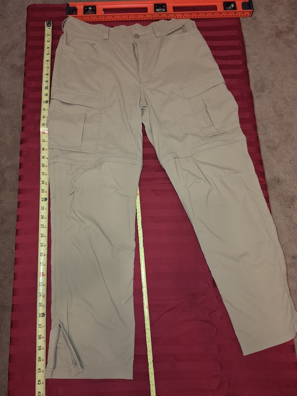REI Men's Zip-Off Cargo Pants - Light Khaki
